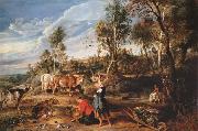 Peter Paul Rubens The Farm at Laeken (mk25) oil painting reproduction